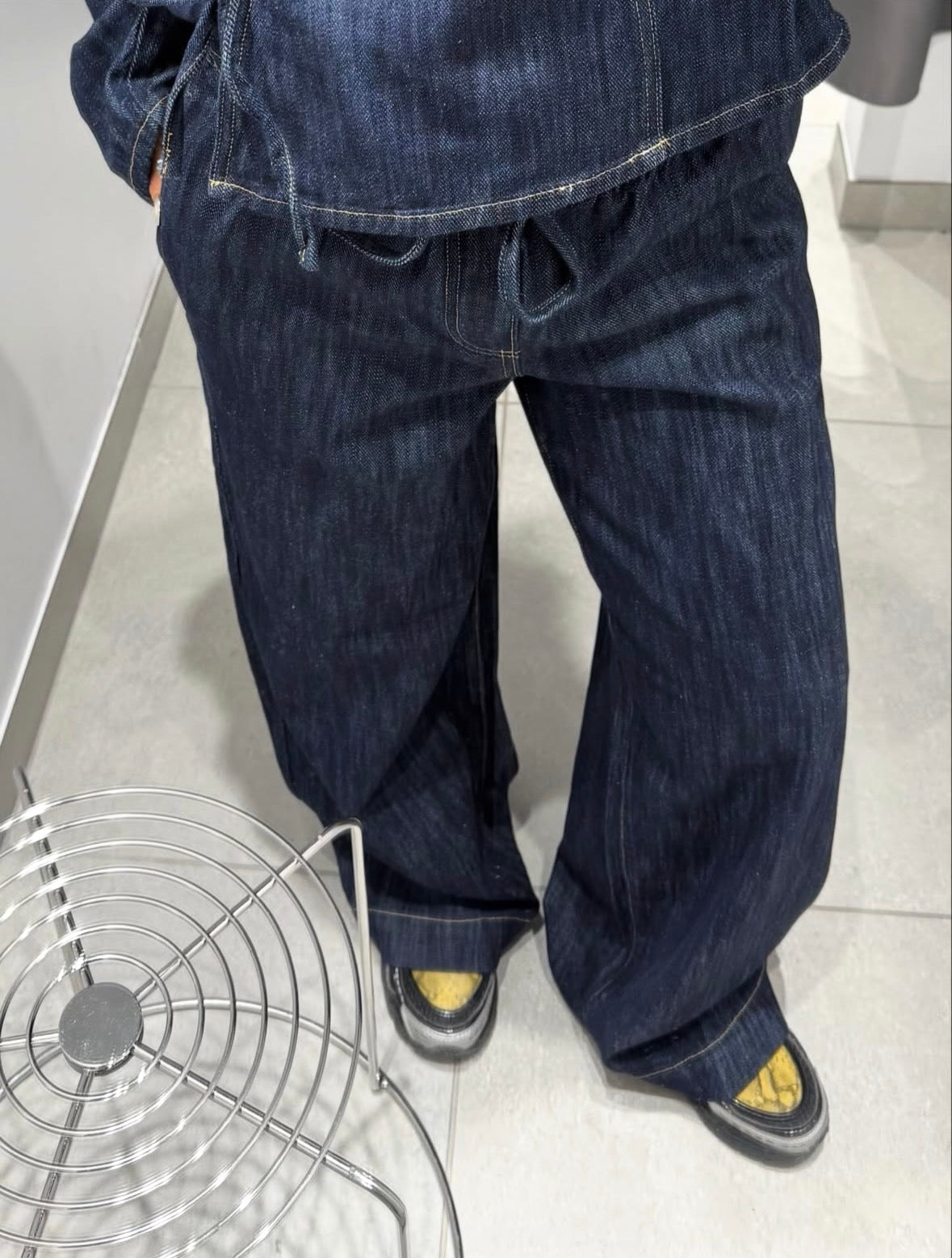 PCGEGGO Jeans - Dark Blue Denim